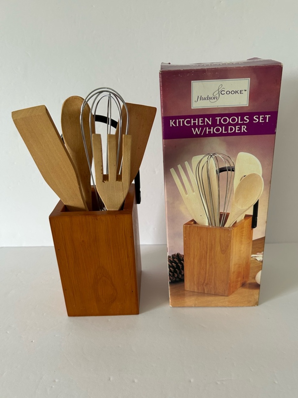 Kitchen Tools Set with Holder by Hudson & Cooke - Vintage - Picture 11 of 15